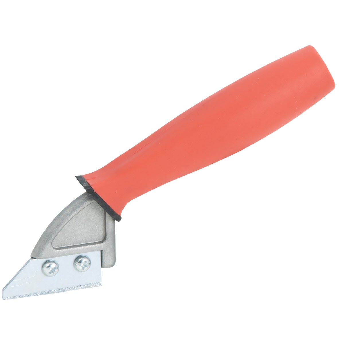 Grout saw with durable tempered steel blade and cushioned red handle for flooring tools and home improvement tasks under $50