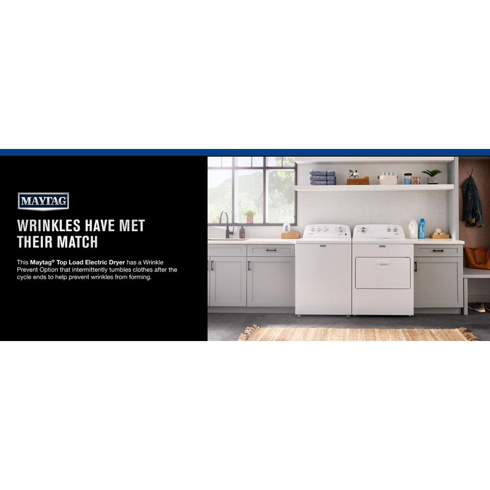 Top Load Electric Wrinkle Prevent Dryer - 7.0 cu. ft.