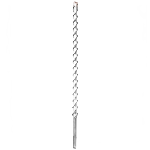 Long SDS-Max rotary hammer bit with solid carbide tip designed for heavy-duty drilling in power tool accessories collections