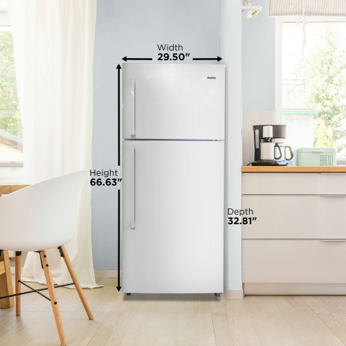 18.1 CF Apartment Size Refrigerator