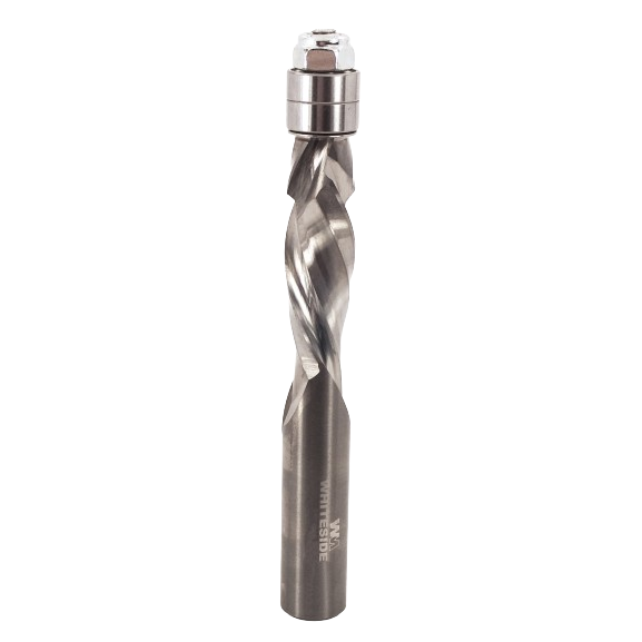 Double flute spiral up and down cut router bit for woodworking in Power Tool Accessories and Tool Accessories collections