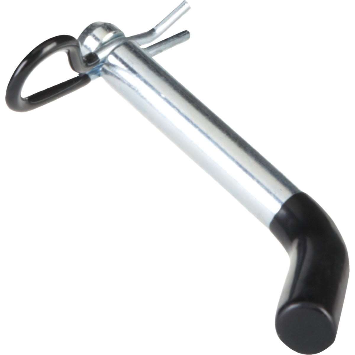 Zinc-finished receiver pin with black grip and clip for towing applications in Parts & Lubricants and Under $50 collections