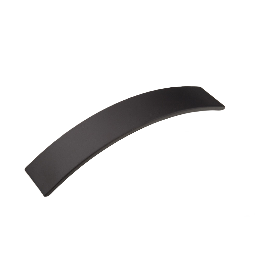 Matte black curved cabinet pull ideal for furniture hardware and home improvement projects under $50 collections