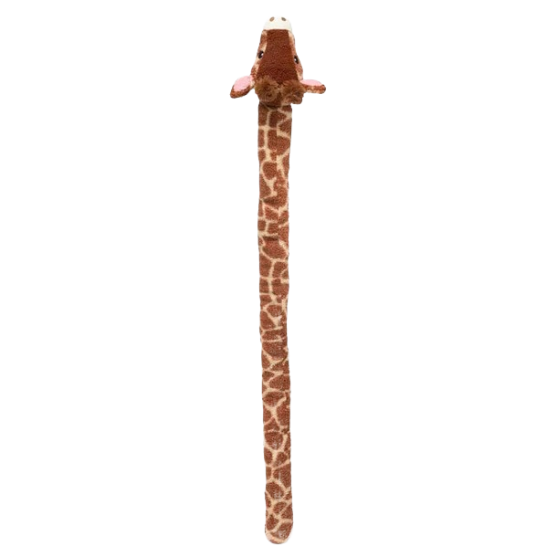 Extra-large plush giraffe dog toy with soft Sherpa fabric for pets in dog food, toys, and supplies under $100 collection