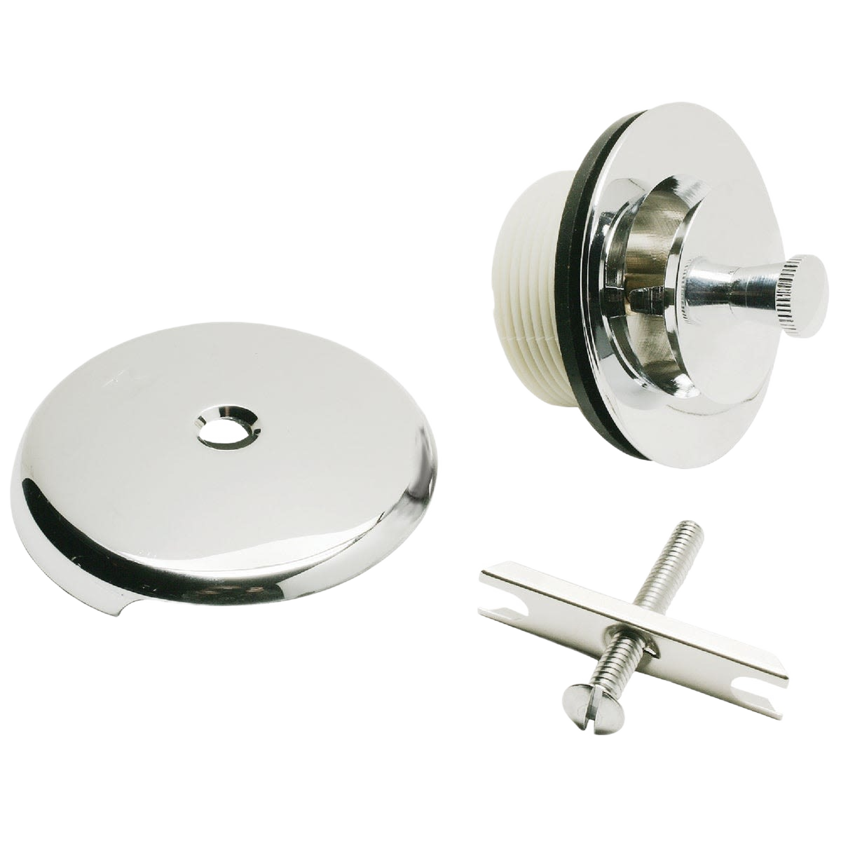 Chrome drain trim kit with Lift 'N Turn stop components for Plumbing Parts & Repair and home improvement collections