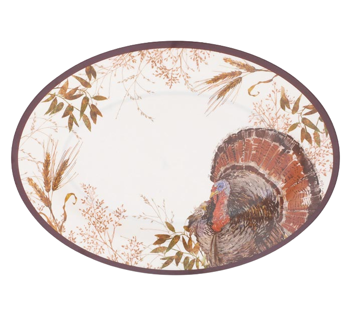Burton & Burton Turkey Melamine Platter
