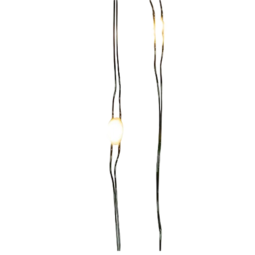Warm white battery operated LED light strand glowing softly for indoor and outdoor Christmas decor under $50