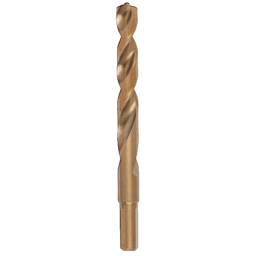 Cobalt drill bit with reduced 3-flat shank for power tool accessories and home improvement projects under $50 collections