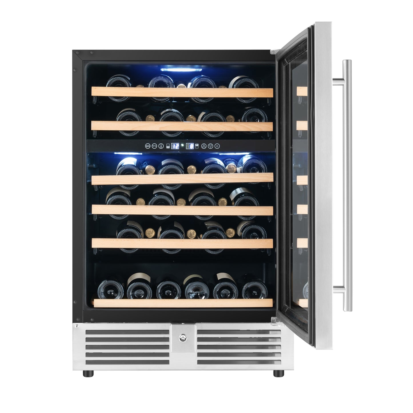 Avanti 49 Bottle Dual-Zone Wine Cooler - Stainless Steel
