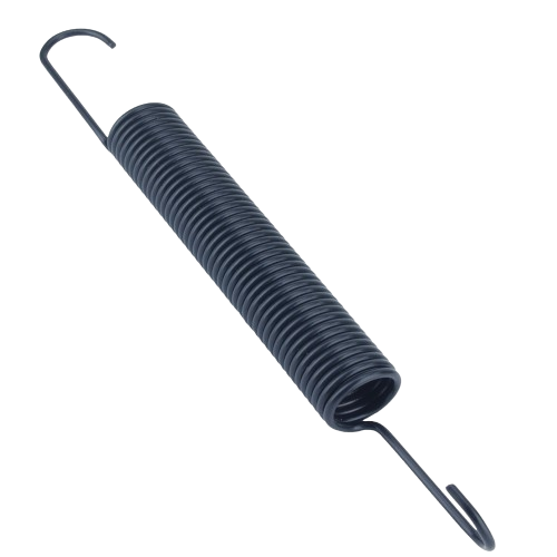Black metal extension spring with hooked ends for durable John Deere parts and accessories under $50 collection