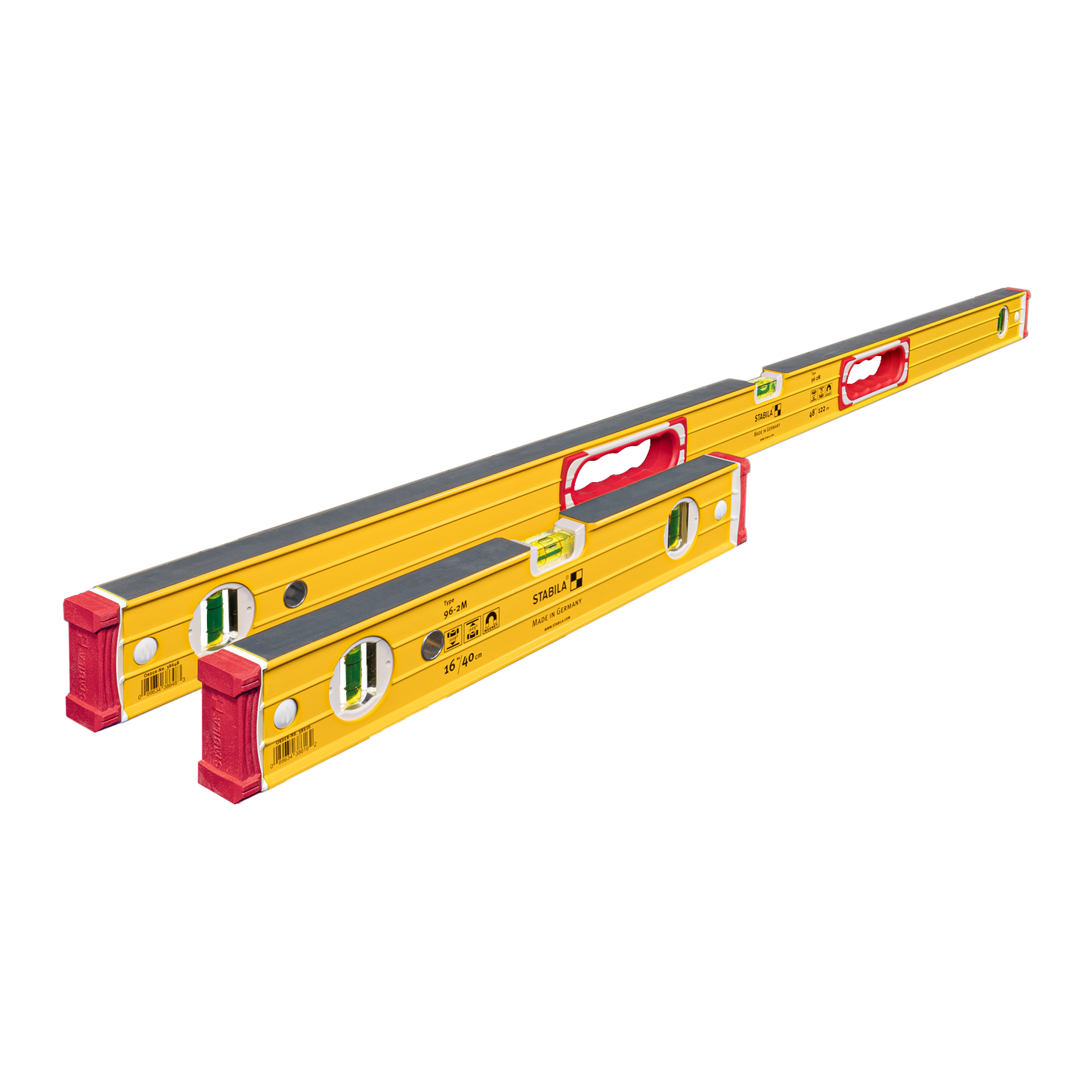 Stabila 48" & 16" Type 96M Classic 2-Pc. Combo Level Set,