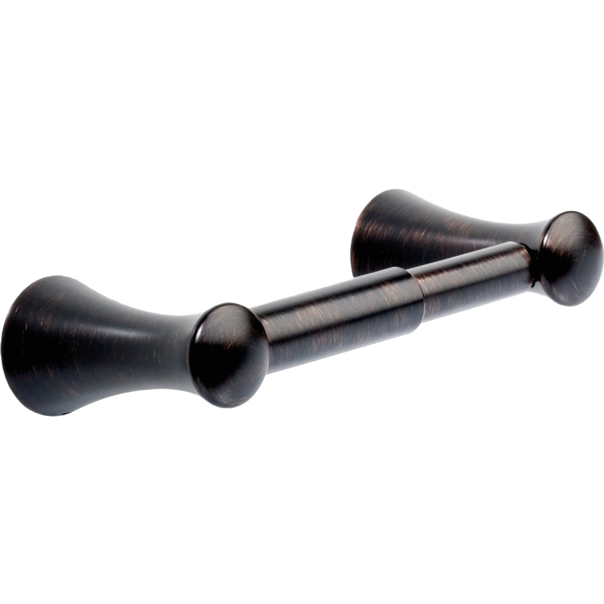 Venetian bronze toilet paper holder with classic curved design for home improvement and bathroom accessories