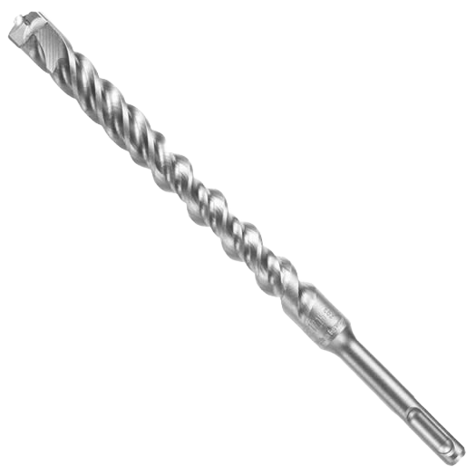 Carbide-tipped SDS-plus rotary hammer drill bit designed for heavy-duty drilling in power tool accessories collection