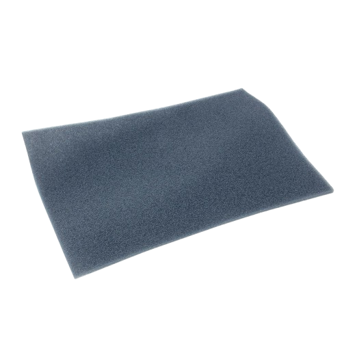 Rectangular dark gray foam air filter element for vehicle engine maintenance in parts and lubricants under $50 collection