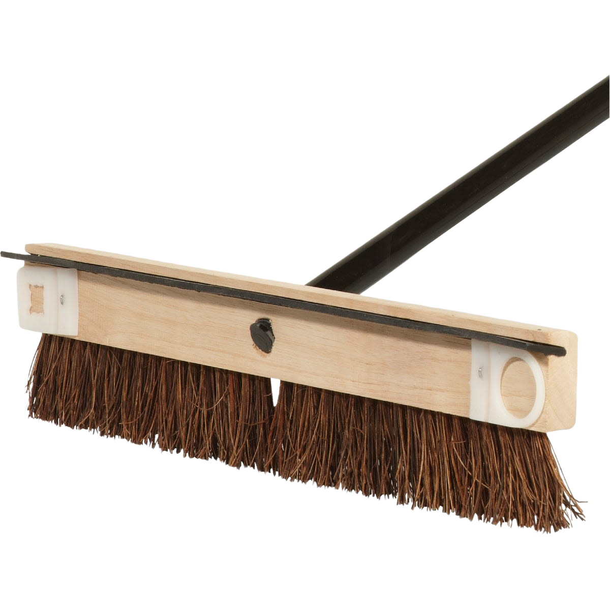 Hardwood driveway brush with palmyra fiber bristles and squeegee edge for home improvement in hardware under $50 collection