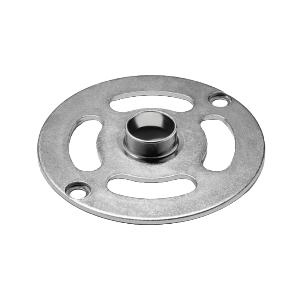 Metal router template plate with copying ring for woodworking tool accessories under $50 collections