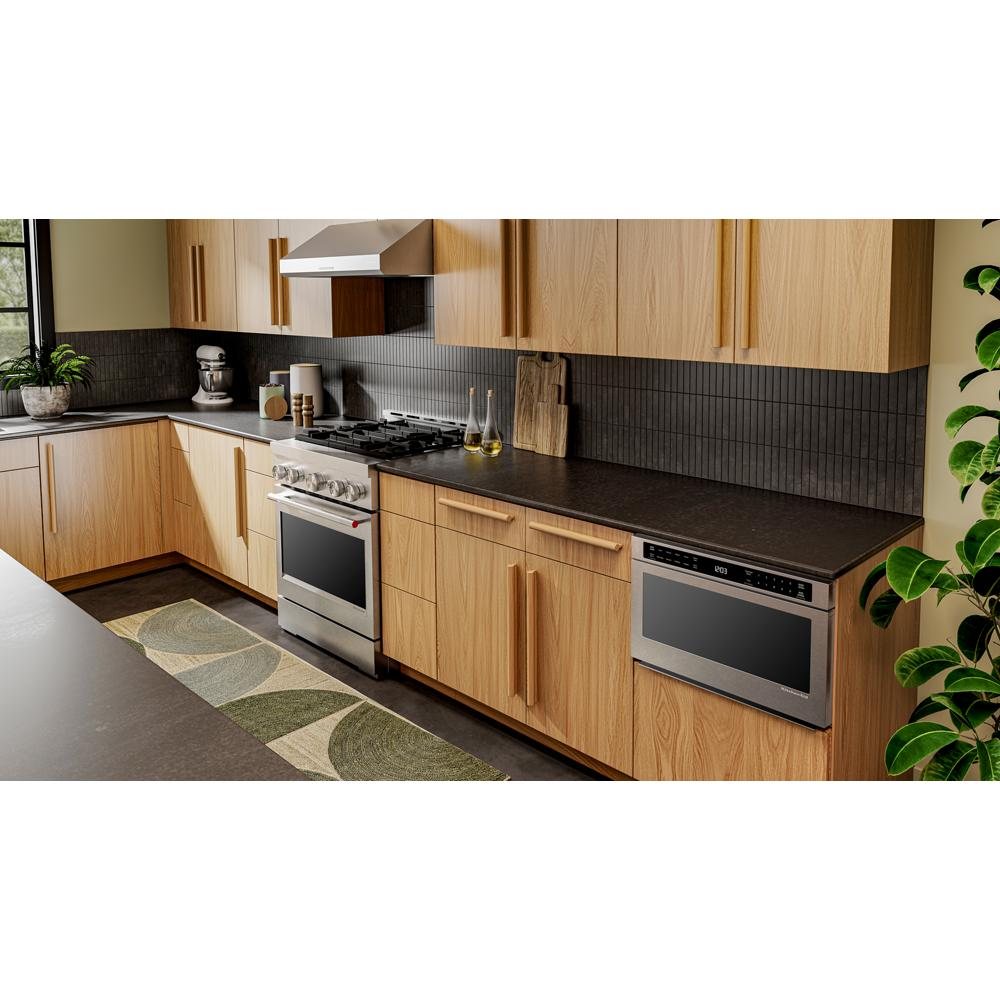 24" Under-Counter Microwave Oven Drawer with Steam Cooking