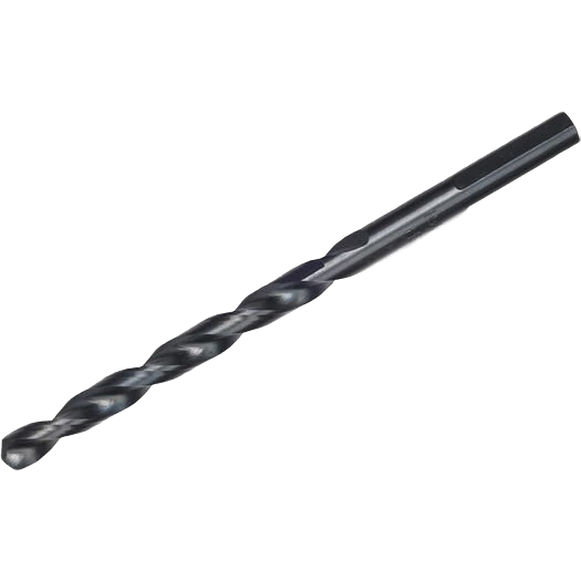 Black oxide drill bit with thick core design for enhanced durability in power tool accessories and home improvement collections