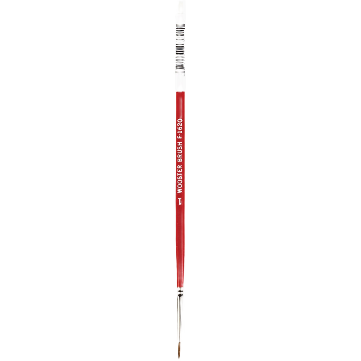 Fine red sable paintbrush with wooden handle designed for oil and acrylic use in paint and supplies collection under $50