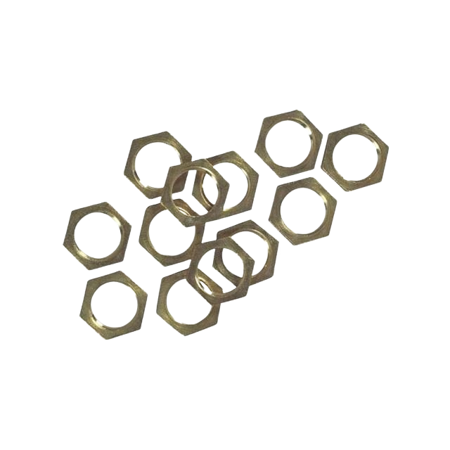 Set of 12 solid brass hex nuts with 1/8-IP threading for lighting and electrical repairs under $50 tools