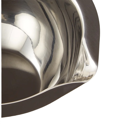 Stainless steel double boiler insert with dual spouts and pot rest for kitchenware and kitchen gadgets collections