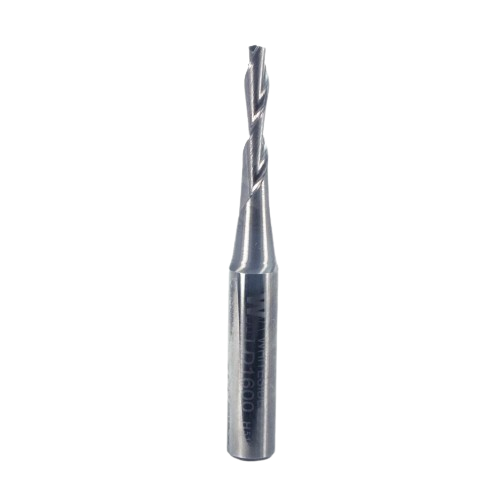 Left hand spiral downcut bit with 1/4-inch shank for smooth, chip-reducing woodworking in Whiteside Machine tools collection