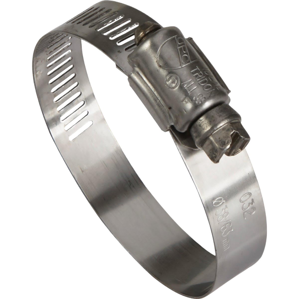 Stainless steel hose clamp with screw fastener for plumbing and home improvement under $50 collections