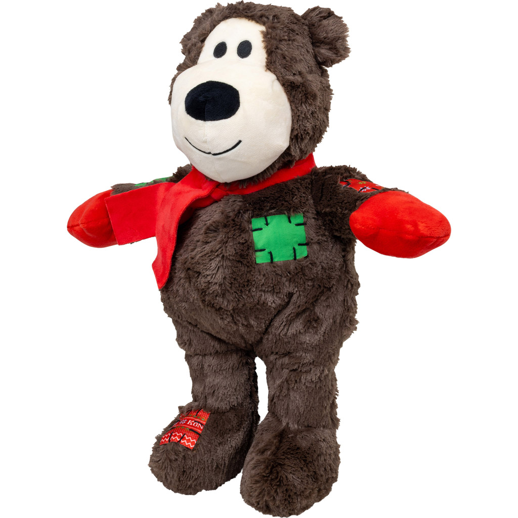 KONG XL Wild Knots Jumbo Bear Rope Plush Christmas Dog Toy