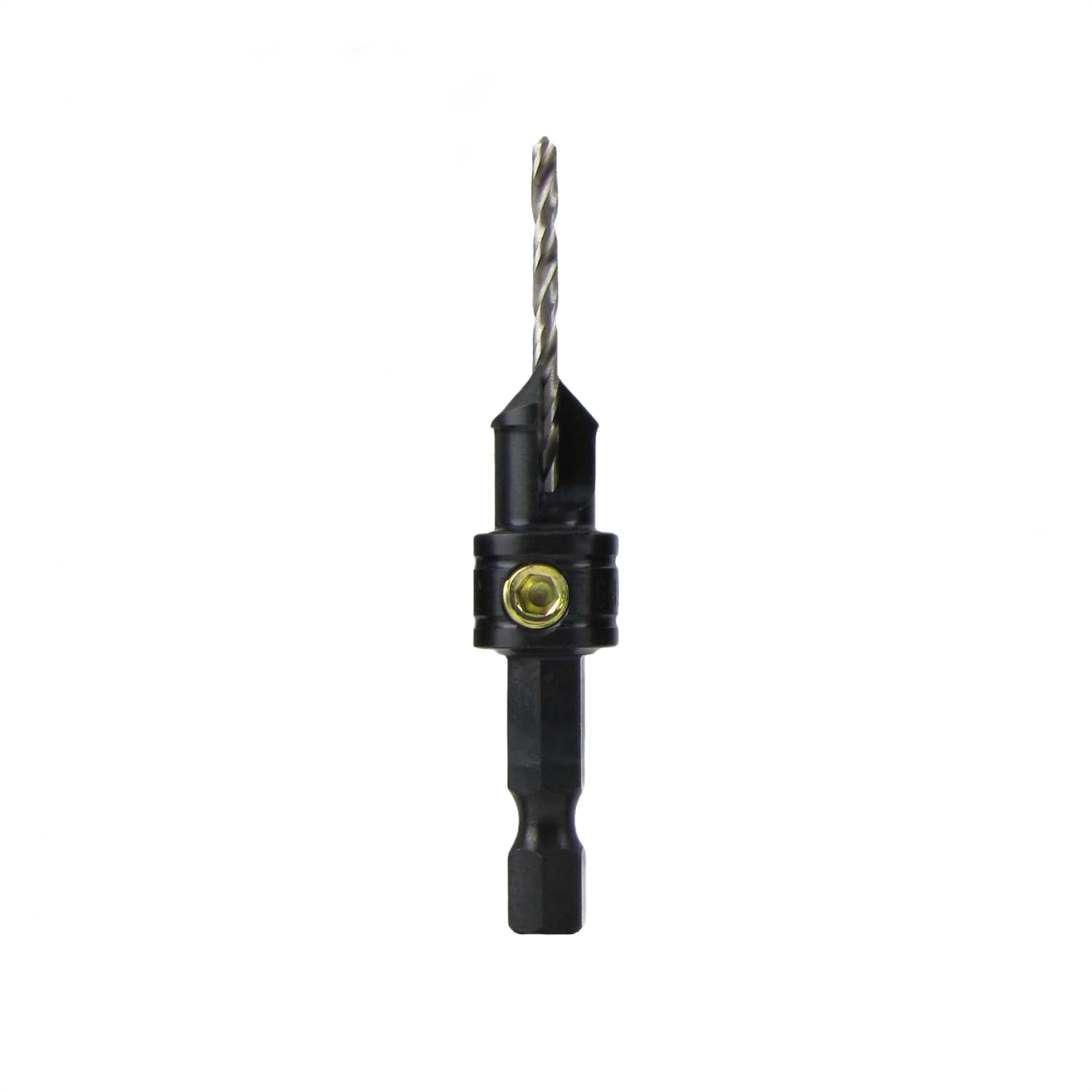 3/32 inch countersink and drill bit combination tool for precise pilot holes and countersinking in woodworking projects