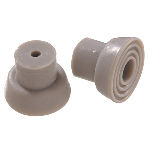 Pair of replacement rubber tips in neutral color for 4 and 5-inch kickdown door stops in hardware and door accessories collections