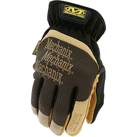 Durahide protective work gloves in large size with reinforced fingers for safety and durability in hardware tasks