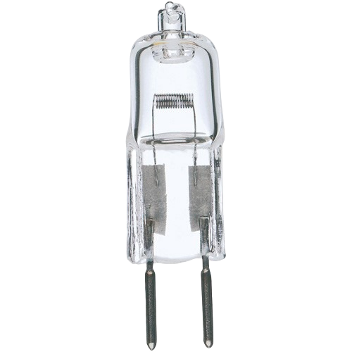 Clear halogen bulb with bi-pin base for lighting and electrical use in home improvement and fixtures collections