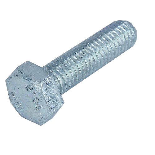 Hexagonal head screw M8 x 30 with threaded shaft, suitable for John Deere parts and hardware applications