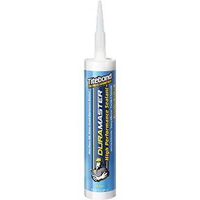 Tube of gray sealant with precision nozzle for durable sealing in home improvement and tools projects