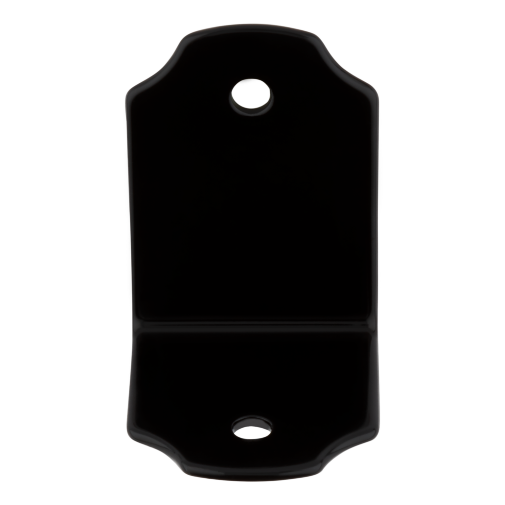 Black decorative light rafter tie with two mounting holes for building hardware and lumber supplies under $50 collection