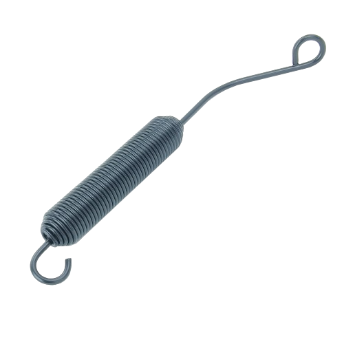 Metal extension spring with hook ends designed for John Deere parts & accessories and home improvement use