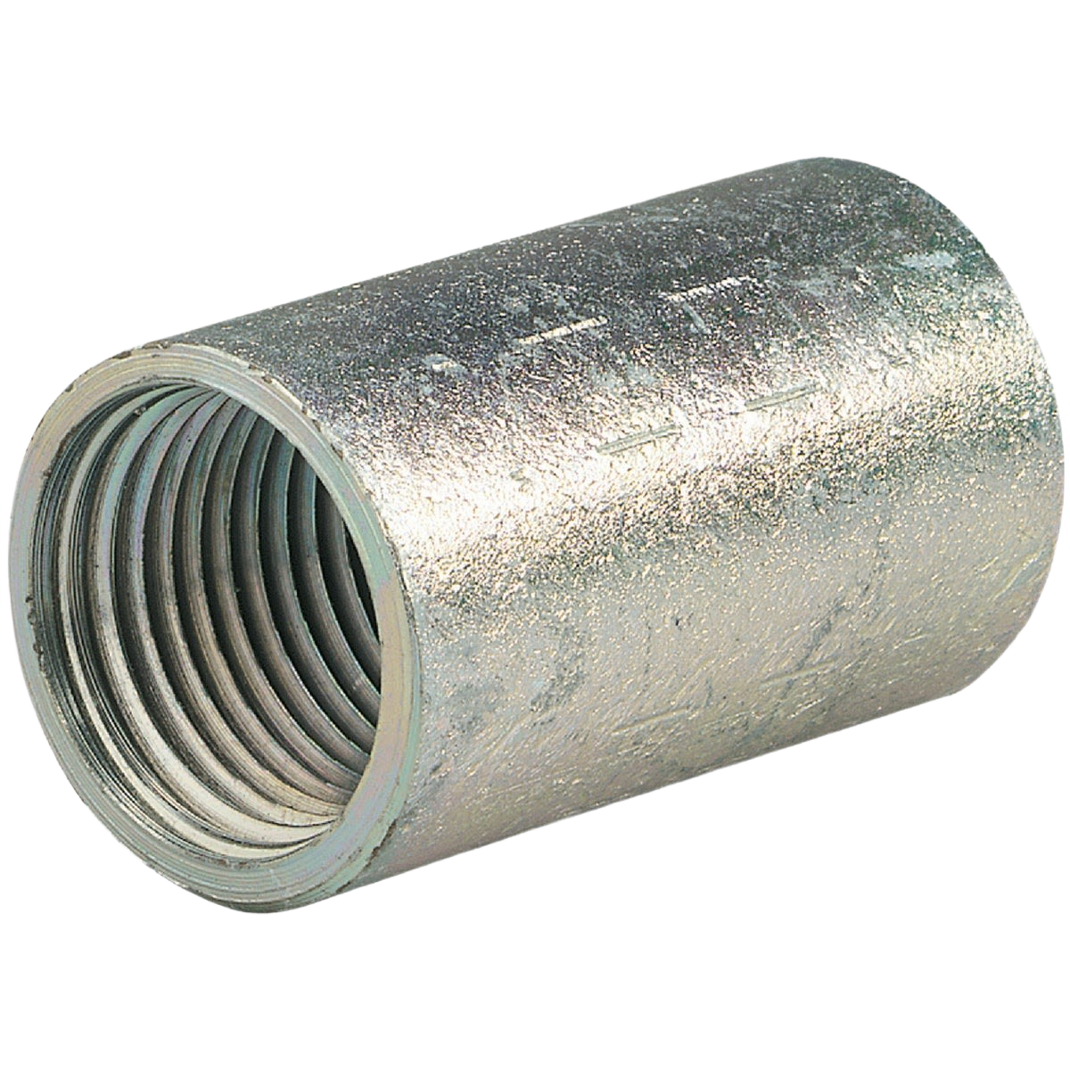 Galvanized steel threaded conduit coupling for rigid conduit systems in Electrical and Home Improvement collections