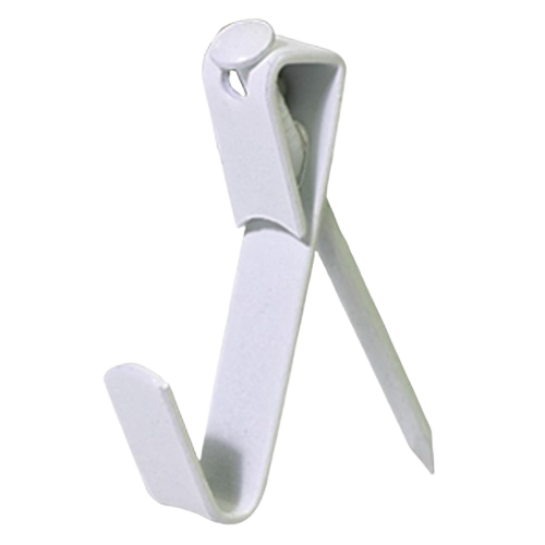White plated steel picture hanger with nail for supporting wall decor and home improvement fastener use under 100 collection