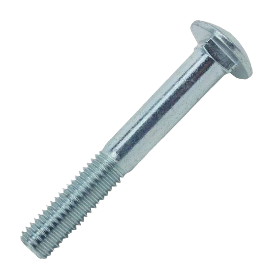 Zinc-plated M10 bolt with partial threading for John Deere hardware and home improvement applications
