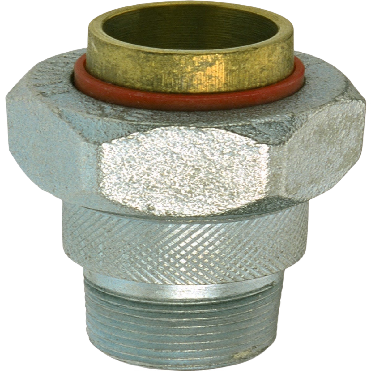 Galvanized low lead male insulating union with brass fitting for plumbing and galvanized pipe projects under $50 collections