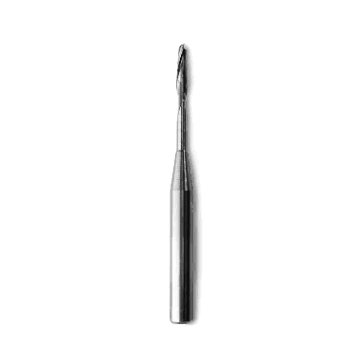 4mm up-spiral flat router bit with 15mm cutting length for precision woodworking in tool accessories and power tool collections