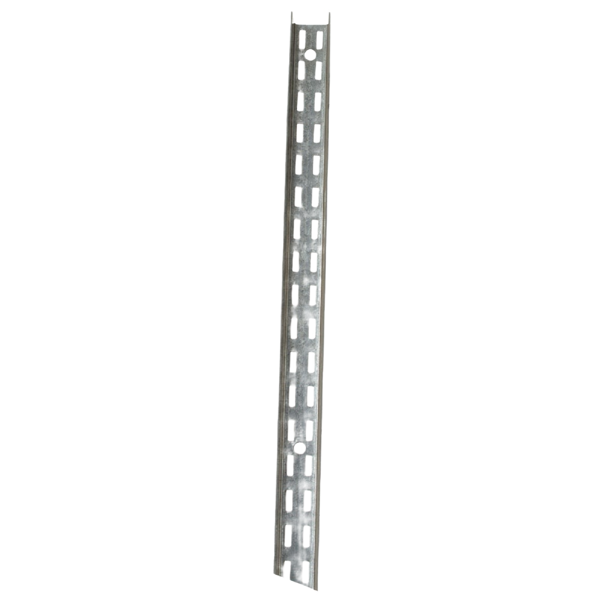 Heavy-duty double-slot steel fast-mount shelf standard for versatile storage and organization under $50 in home improvement.