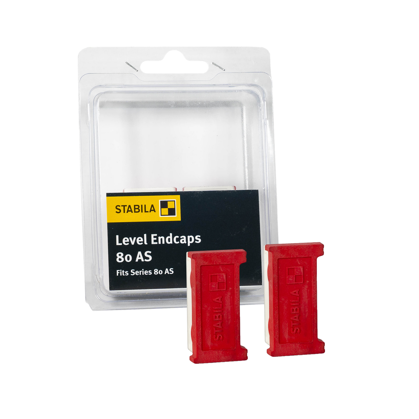 Stabila Type 80-AS M-2 Rubber Level End Caps, 2-Pc.