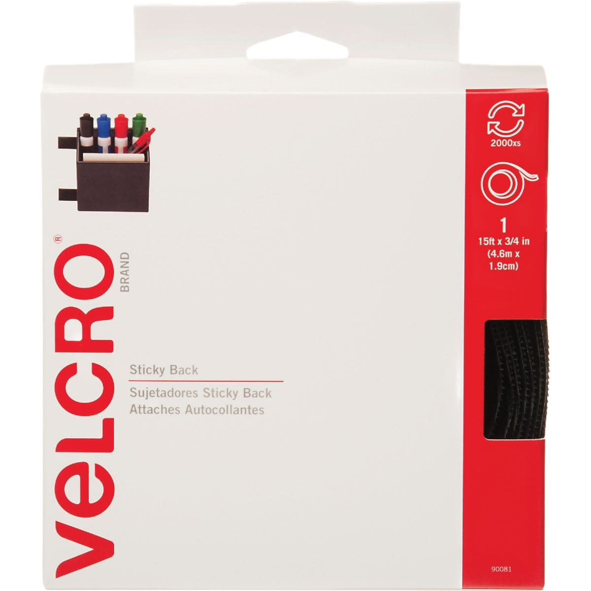 VELCRO brand Adhesive Backing Hook & Loop Tape