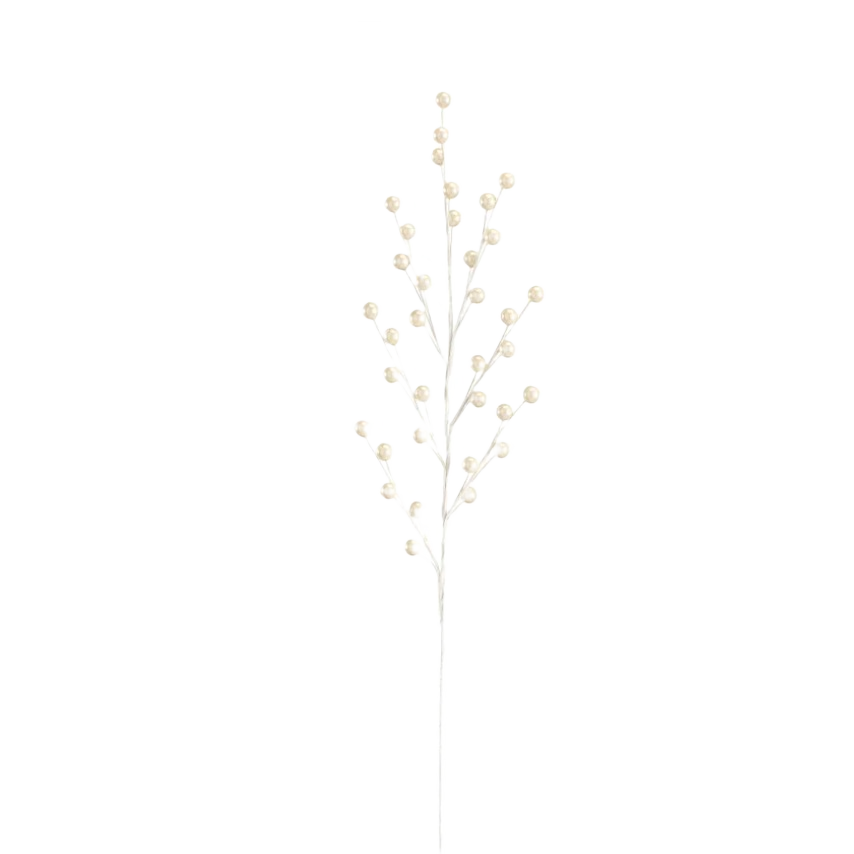 19-inch white berry spray accent for Christmas decorations in holiday ornaments and under $50 collection