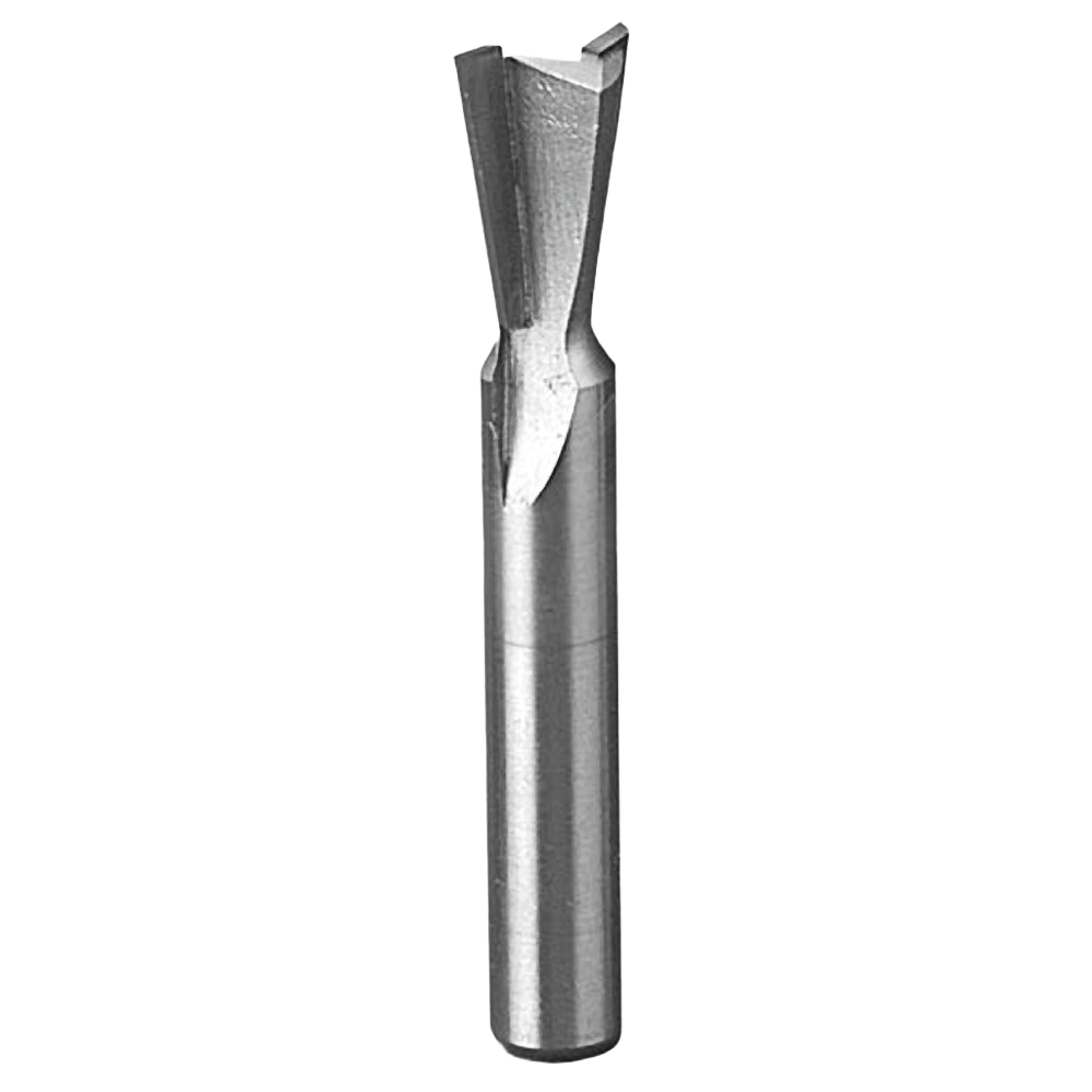 High-quality dovetail router bit with 1/4 inch shank for precision woodworking in tool accessories and home improvement collections