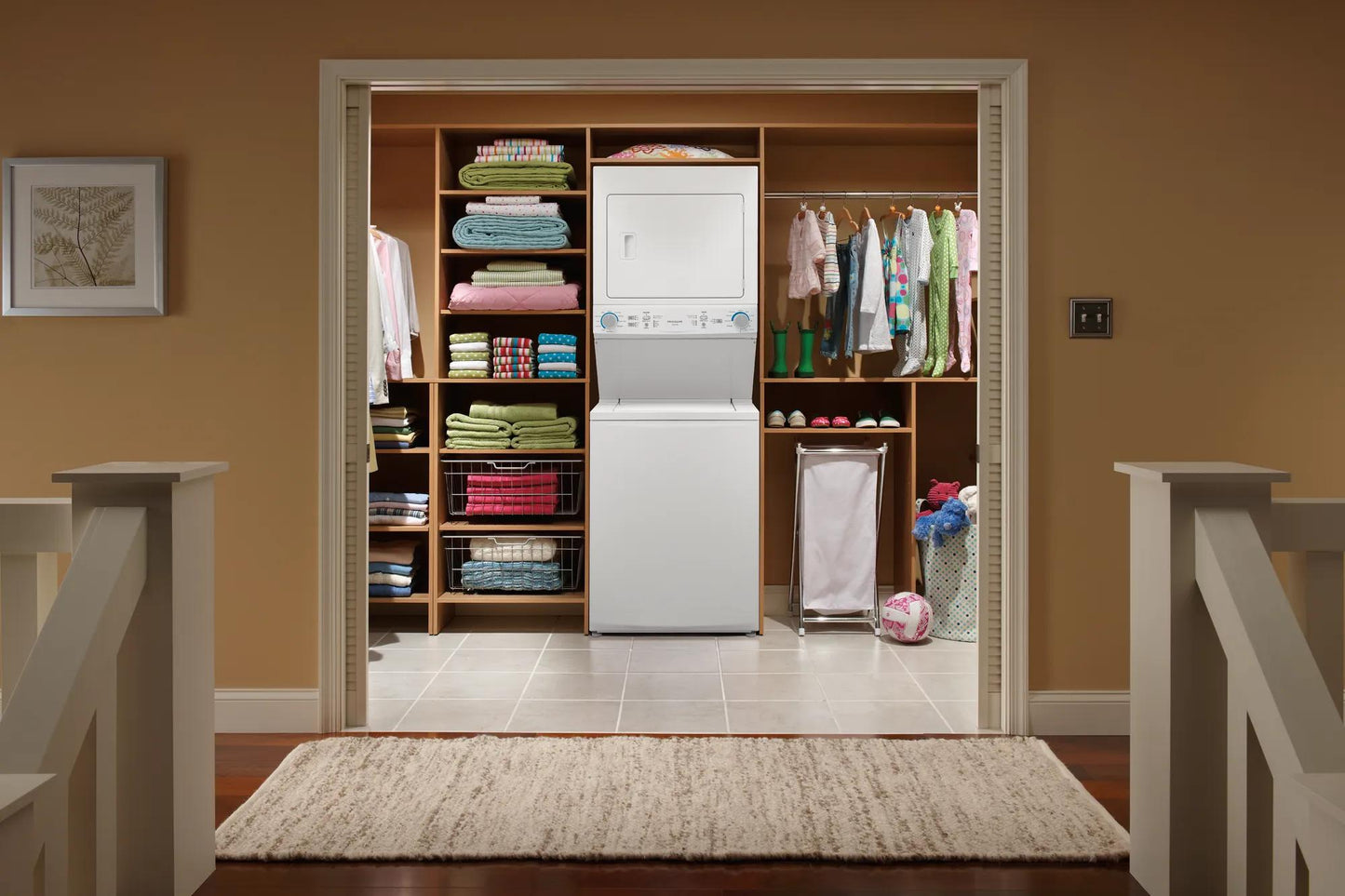 Gas Washer/Dryer Laundry Center - 3.9 Cu. Ft Washer and 5.5 Cu. Ft. Dryer