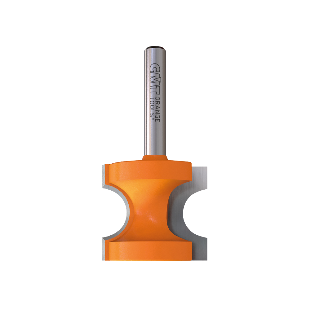 CMT Orange Tools 1-3/4” x 1-5/8” Bead & Bull Nose Bit, 1/2" Shank