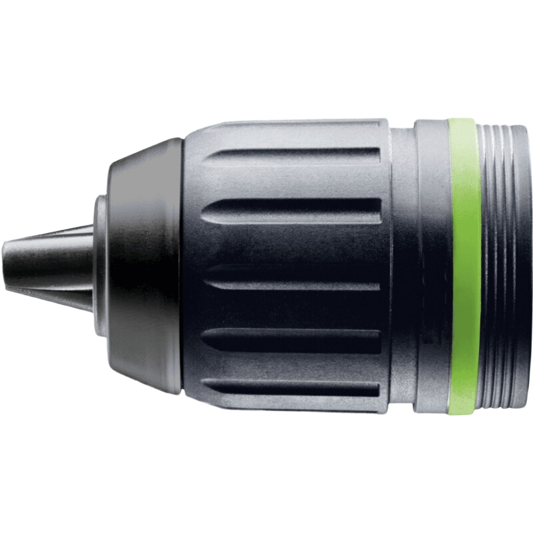 Black and green keyless drill chuck attachment for hammer drills in power tool accessories collection