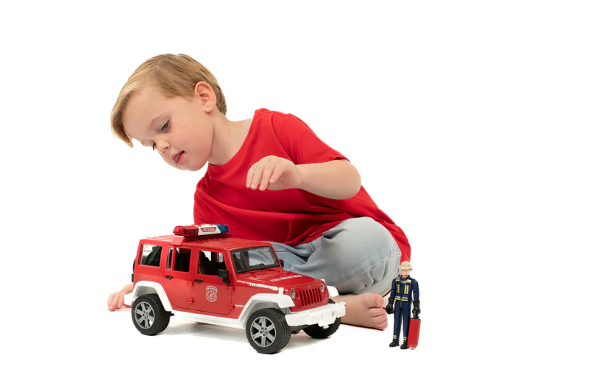 Bruder Jeep Rubicon Fire Rescue w/ Fireman